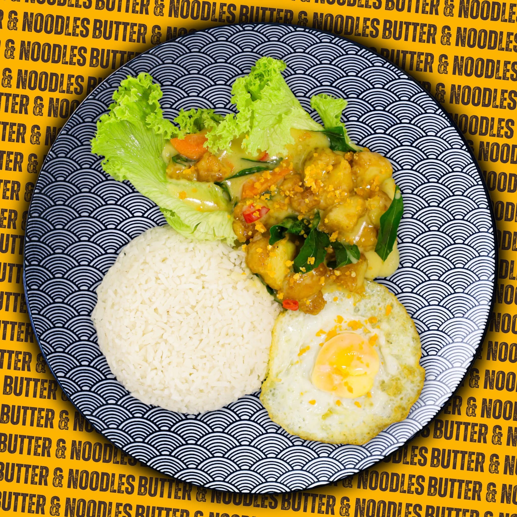 Cenda Buttermilk Chicken/Fish Salted Egg with Rice